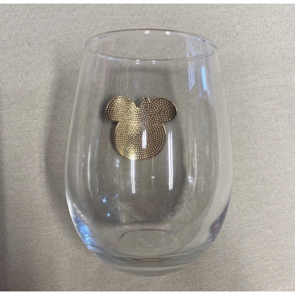 Minnie Rhinestone Stemless Wine Glass - Picture 5 of 5